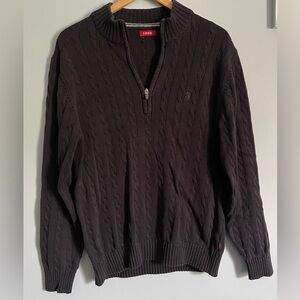 ☘️ IZOD Quarter Zipper 1/4 Zip 1/2 Zip Henley Sweater